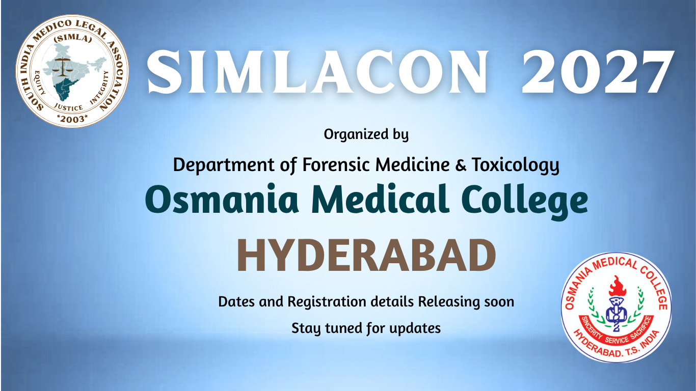 23rd Annual Conference of South India Medico Legal Association – 2027